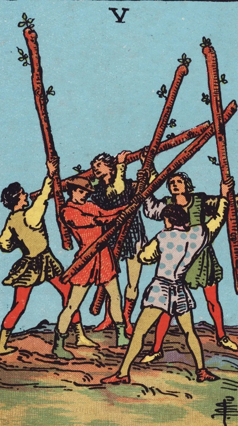 Five of Wands