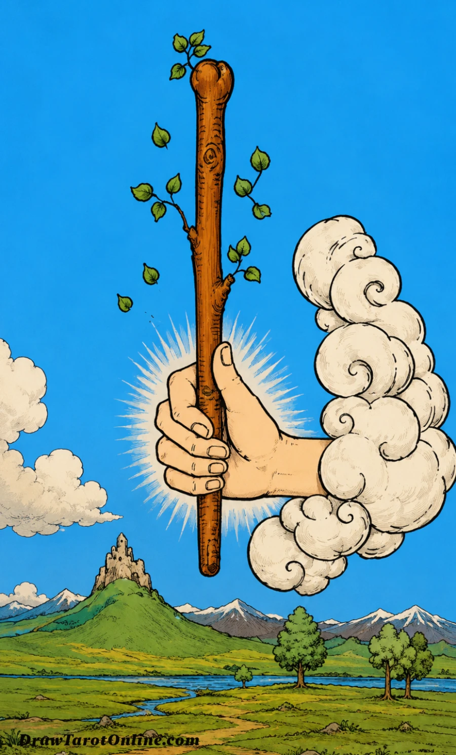 Ace of Wands tarot card