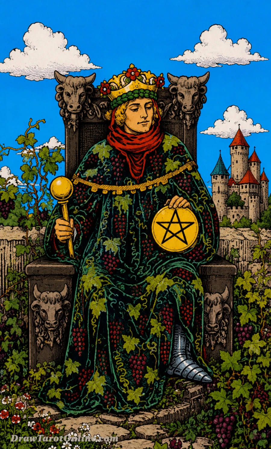 King of Pentacles tarot card