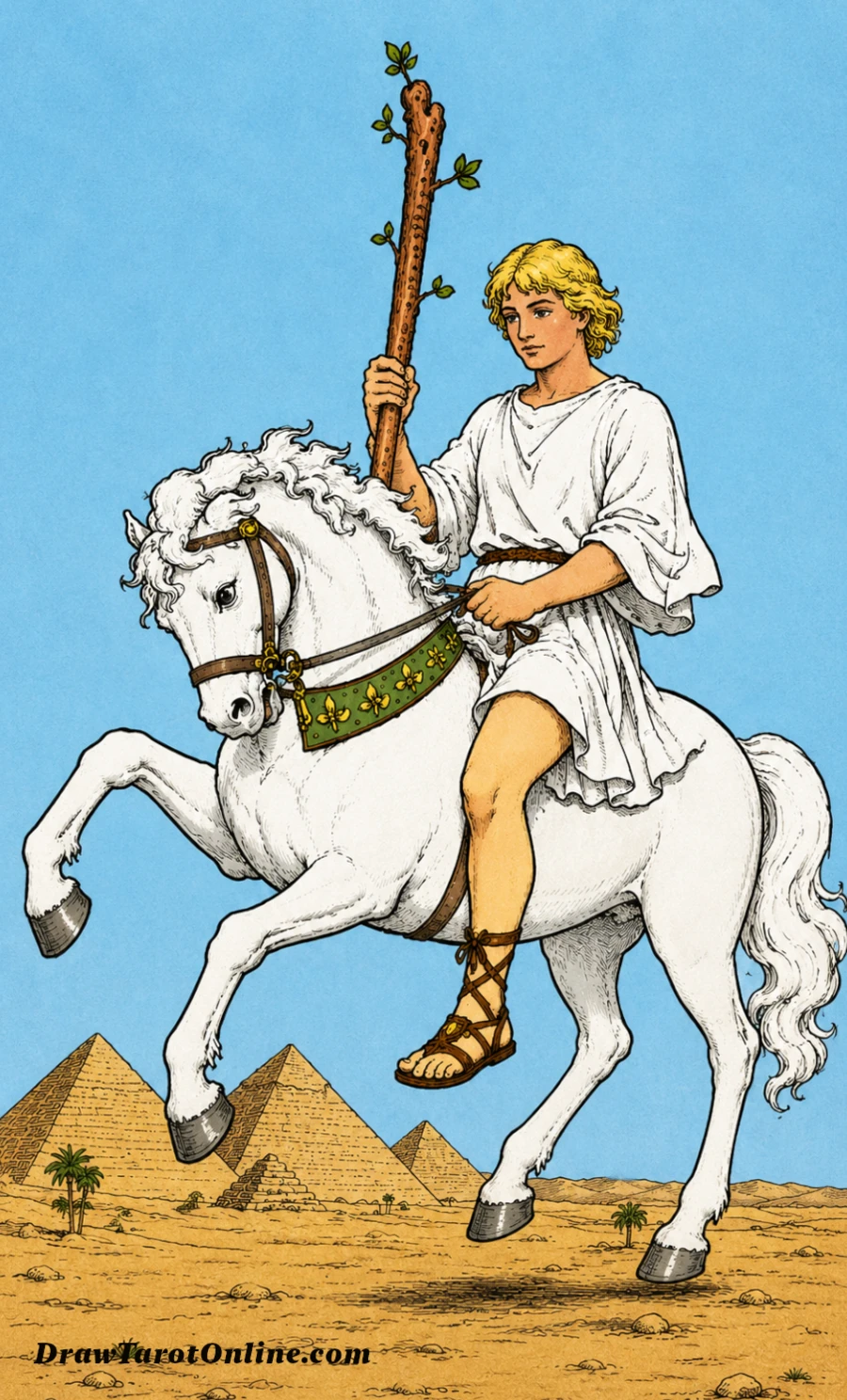 Knight of Wands tarot card