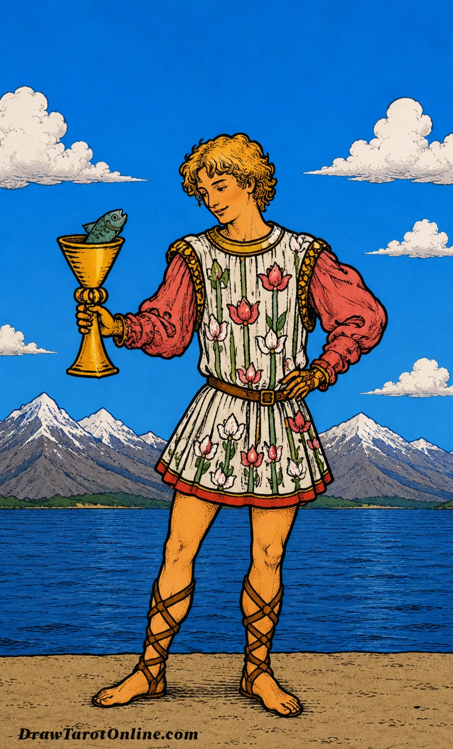 Page of Cups