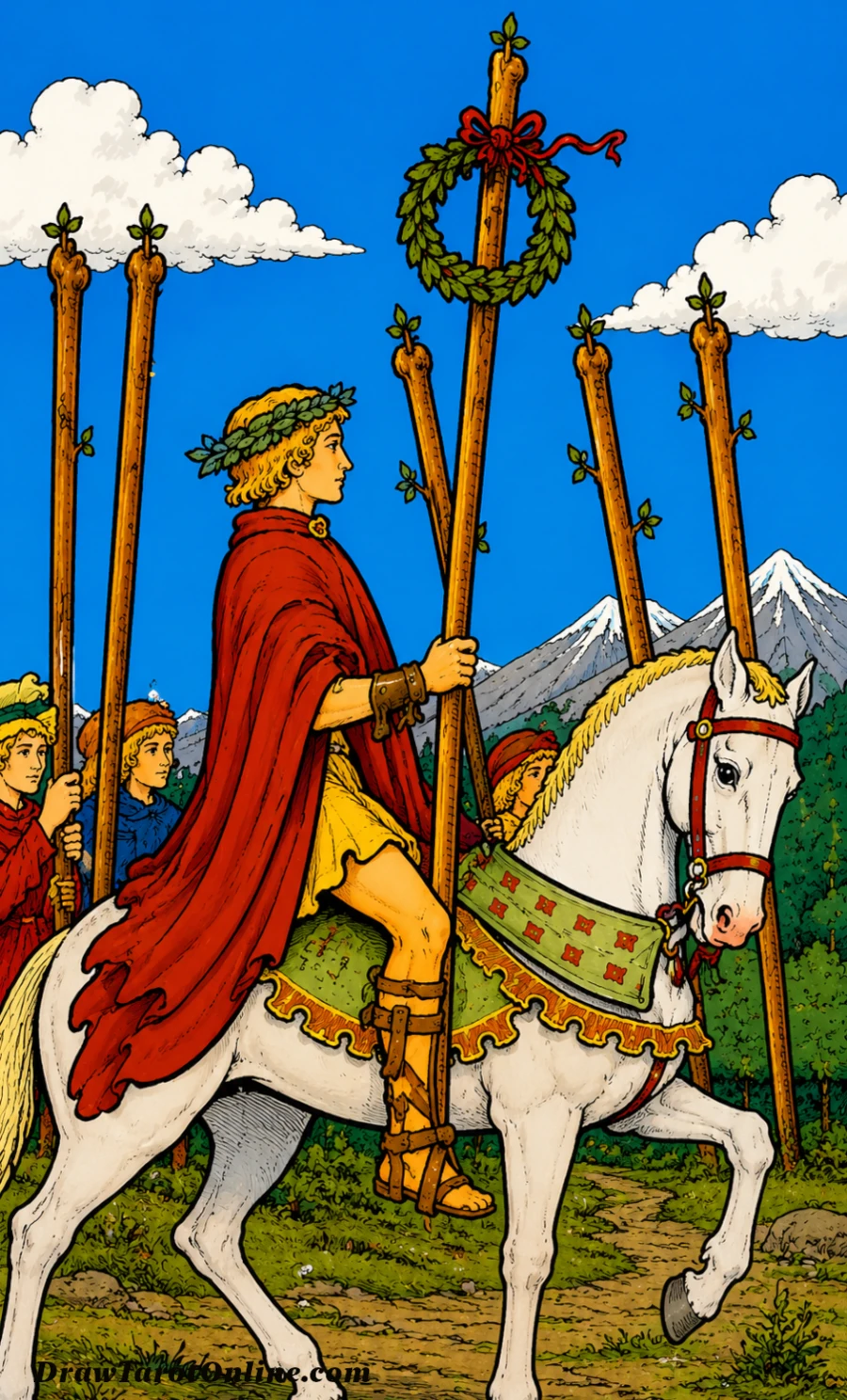 Six of Wands tarot card