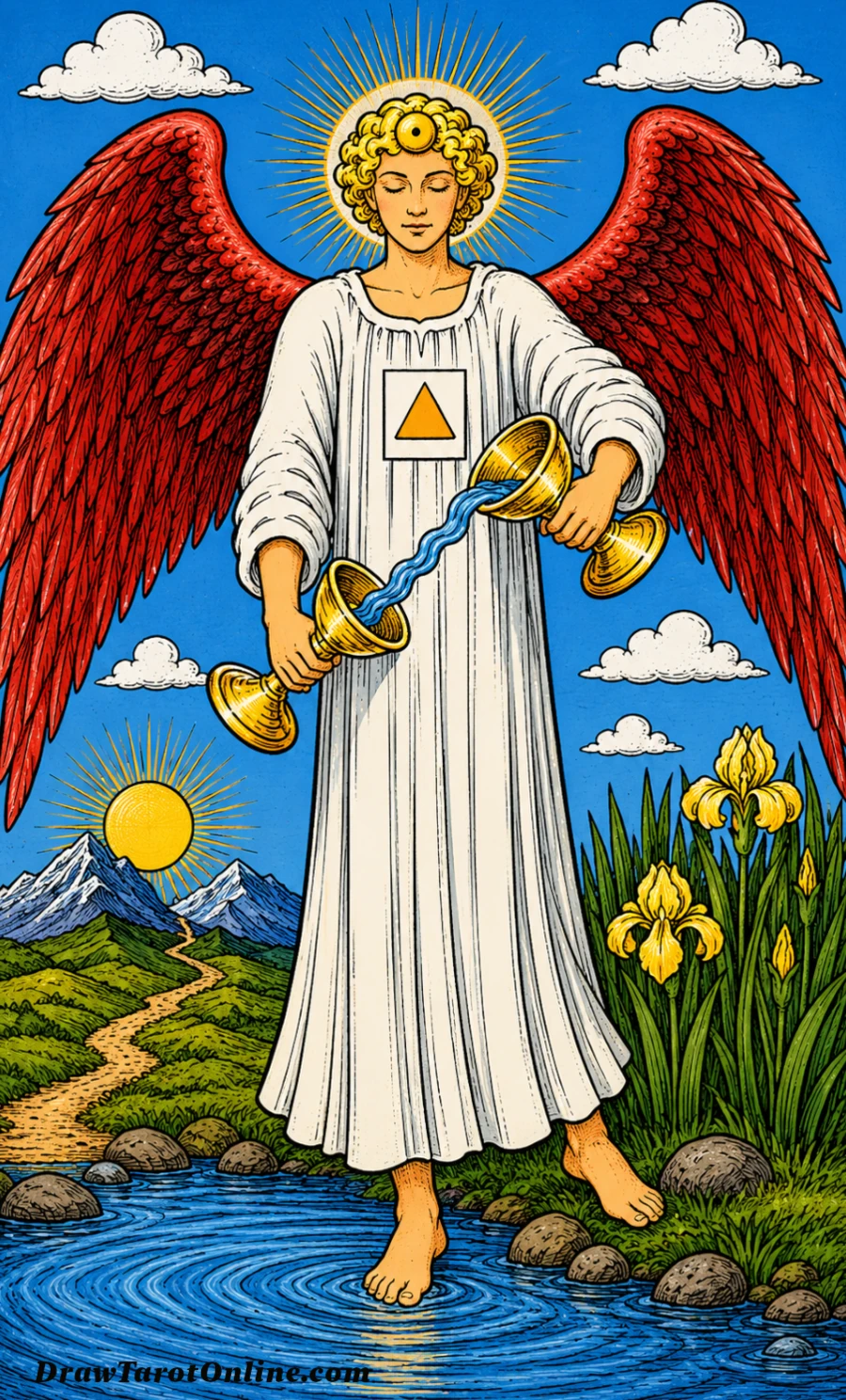Temperance tarot card