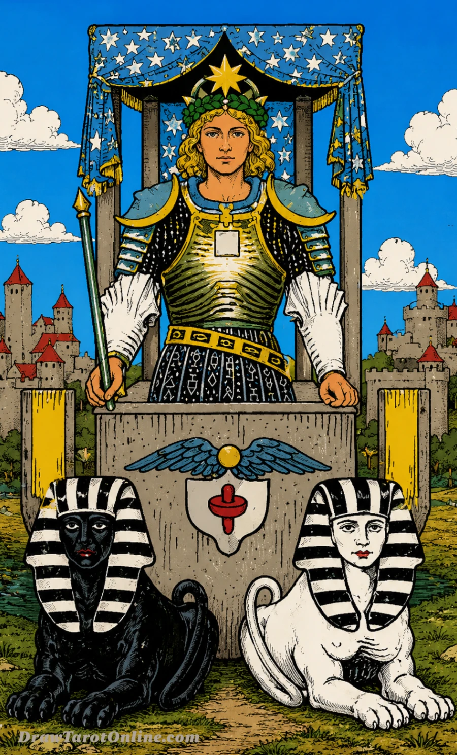 The Chariot tarot card