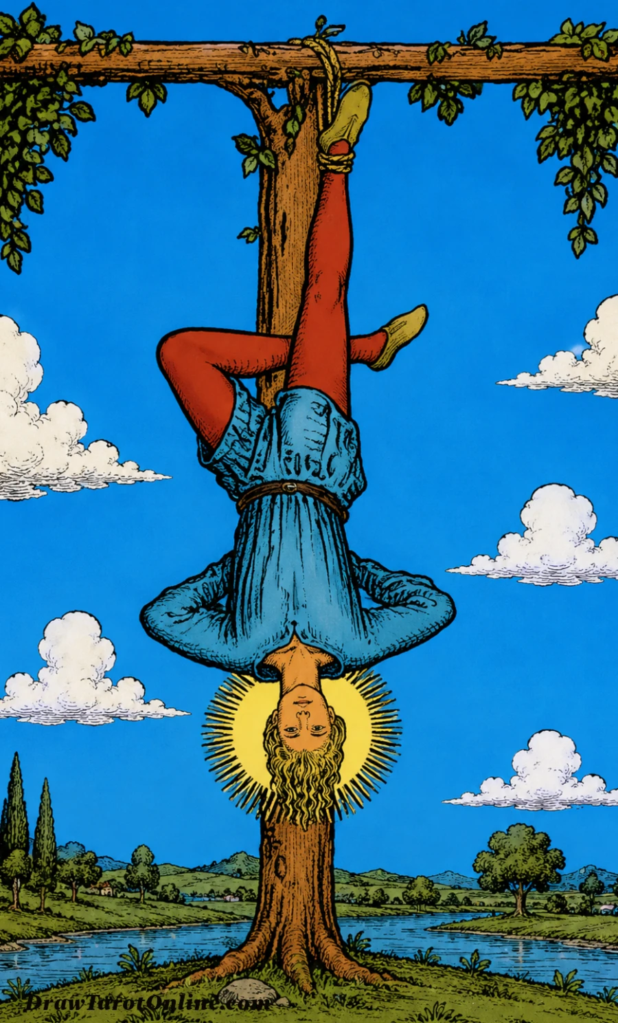 The Hanged Man tarot card