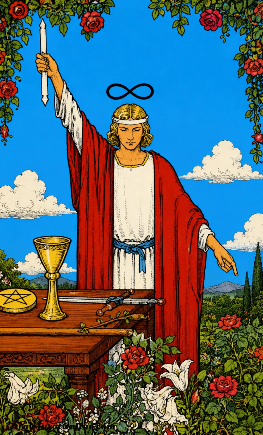 The Magician tarot card