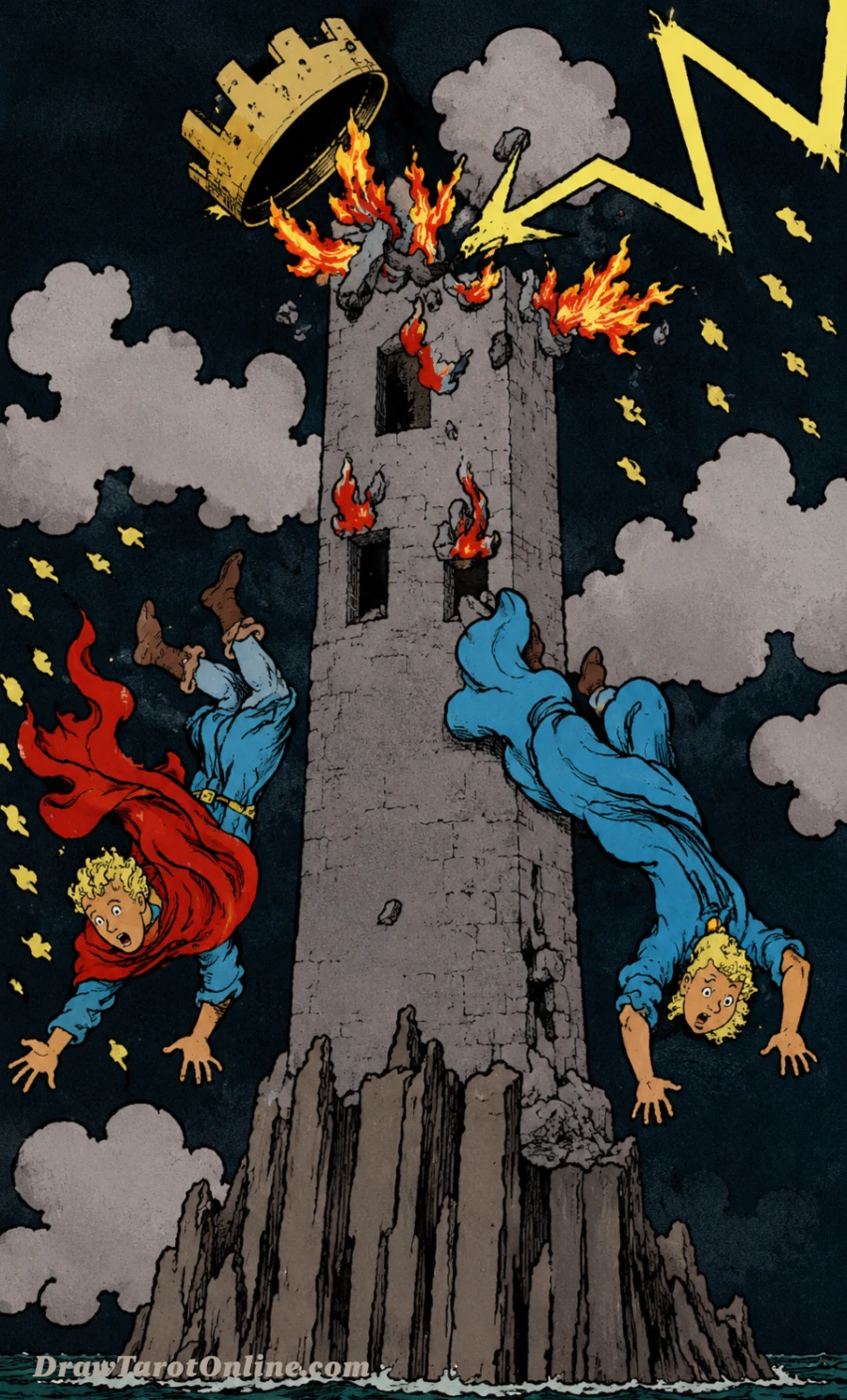 The Tower tarot card