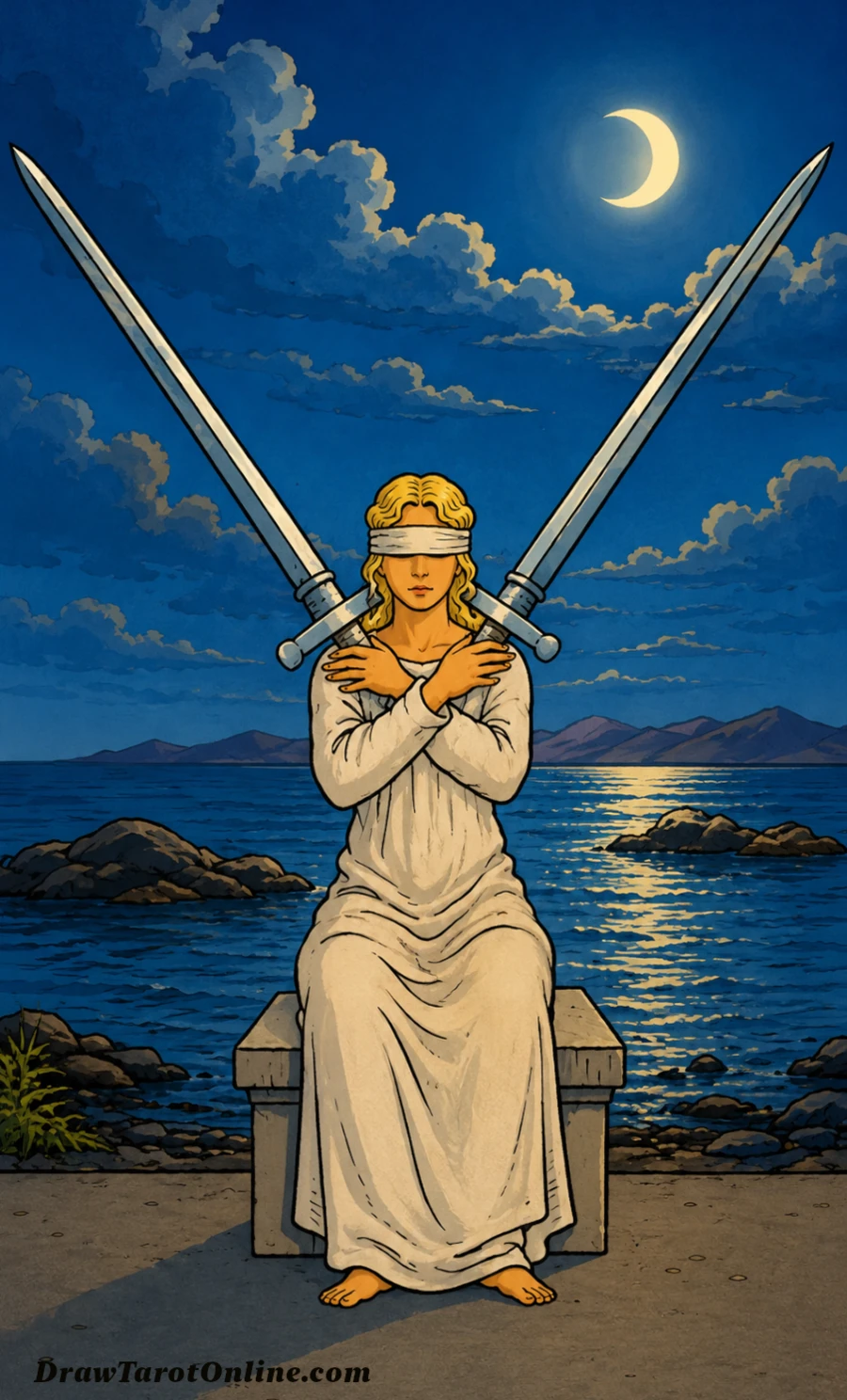 Two of Swords tarot card