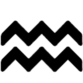 Aquarius zodiac symbol