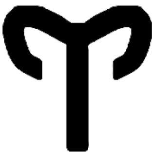 Aries zodiac symbol