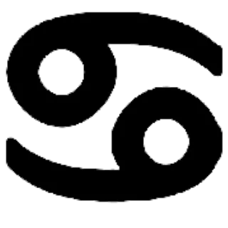 Cancer zodiac symbol