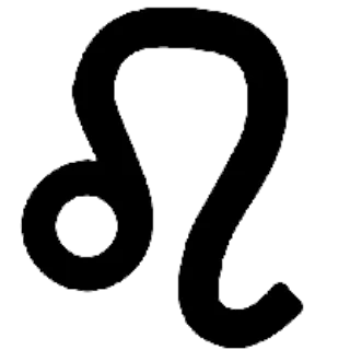 Leo zodiac symbol