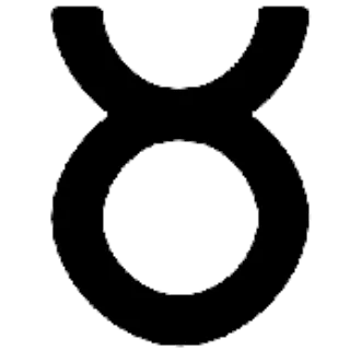 Taurus zodiac symbol