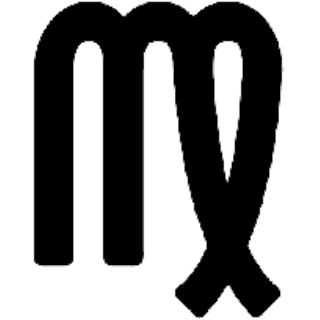 Virgo zodiac symbol